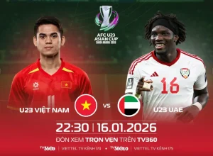 Soi kèo U23 Việt Nam vs U23 UAE Tứ Kết U23 Châu Á 2026
